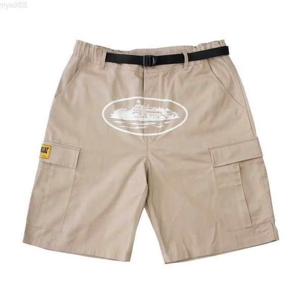 european demon men's island and shorts american fashion brand loose print summer corteiz street multi pocket workwear capris, White;black
european demon men's island and shorts american fashion brand loose print summer corteiz street multi pocket workwear capris, White;black