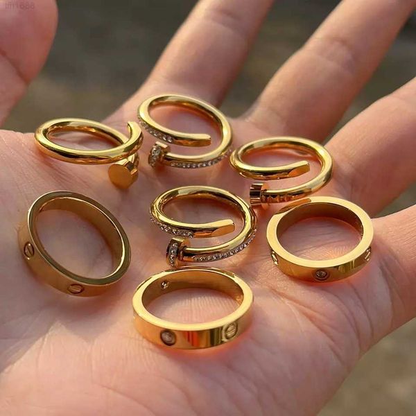 popular stainless steel rhinestone zircon 18k gold plated brand jewelry finger ring nail ring for men and women, Silver
popular stainless steel rhinestone zircon 18k gold plated brand jewelry finger ring nail ring for men and women, Silver