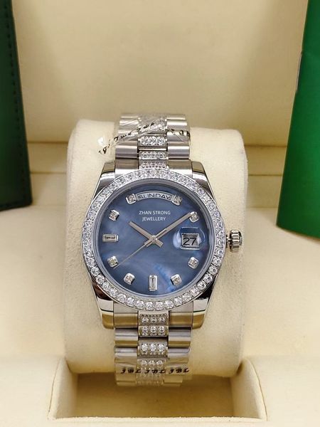 41mm qualtiy designer men's wristwatches diamond bezel automatic mechanical movement mens watch full stainless steel strap waterproof s, Slivery;golden
41mm qualtiy designer men's wristwatches diamond bezel automatic mechanical movement mens watch full stainless steel strap waterproof s, Slivery;golden