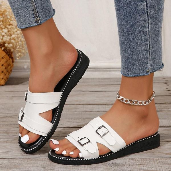 designer new slippers flats women buckle beach fashion brand sandals casual summer shoes 2023 trend womens slides, Black
designer new slippers flats women buckle beach fashion brand sandals casual summer shoes 2023 trend womens slides, Black