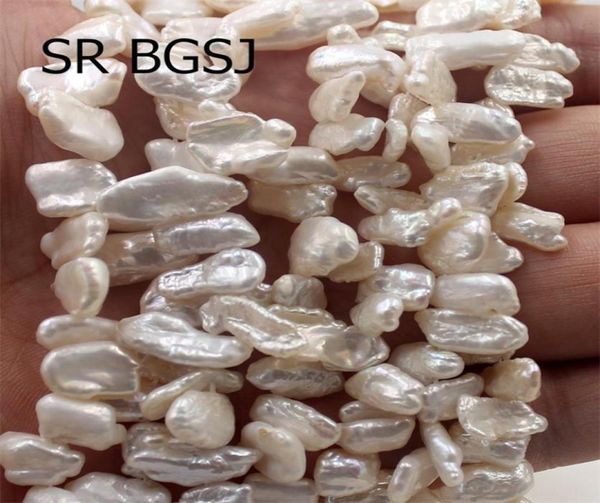 bgsj 812mm drilled reborn biwa natural white color freshwater pearl diy beads strand 15quot t2005077236300
bgsj 812mm drilled reborn biwa natural white color freshwater pearl diy beads strand 15quot t2005077236300