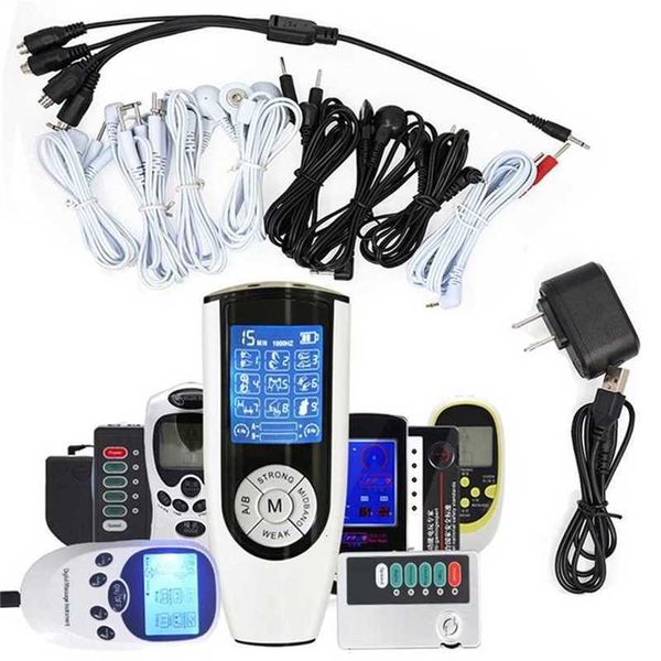 toy massager electro shock wire for 9 style sm strong host electric stimulate massage power therapy box machine
toy massager electro shock wire for 9 style sm strong host electric stimulate massage power therapy box machine