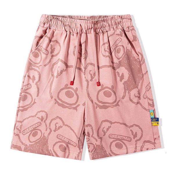 men's shorts nasa official website co branded teddy bear printed summer fashion label loose casual sports capris couple, White;black
men's shorts nasa official website co branded teddy bear printed summer fashion label loose casual sports capris couple, White;black