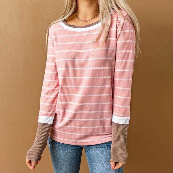 striped slim fit figure flattering sweater womens round neck pullover bottoming shirt, White;black
striped slim fit figure flattering sweater womens round neck pullover bottoming shirt, White;black