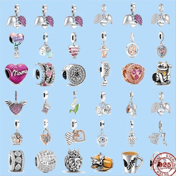 925 sterling silver charms for pandora jewelry beads sparkling bulb pacifier balloon angel wings beads, Black
925 sterling silver charms for pandora jewelry beads sparkling bulb pacifier balloon angel wings beads, Black