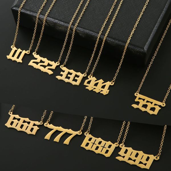 stainless steel angel number lucky numbers necklaces 111 222 333 444 555 777 888 999 666 000 pendant necklace charms jewelry, Silver
stainless steel angel number lucky numbers necklaces 111 222 333 444 555 777 888 999 666 000 pendant necklace charms jewelry, Silver