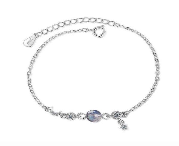ihues 925 sterling silver delicate moon star gradient crystal zircon bracelet labradorite for girls gifts5836791, Black
ihues 925 sterling silver delicate moon star gradient crystal zircon bracelet labradorite for girls gifts5836791, Black