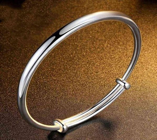 classical simple fashion 925 sterling silver adjustable smooth bracelets bangles pulseras for women jewelry2668516, Black
classical simple fashion 925 sterling silver adjustable smooth bracelets bangles pulseras for women jewelry2668516, Black