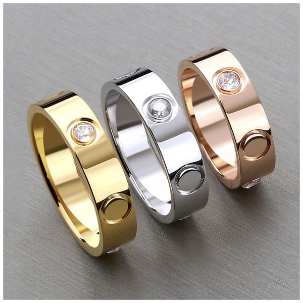 love wedding band ring screw ring 3 diamonds rings for women engagement rings jewelry for man fashion jewellery bague mariage bijoux luxe fe, Silver
love wedding band ring screw ring 3 diamonds rings for women engagement rings jewelry for man fashion jewellery bague mariage bijoux luxe fe, Silver