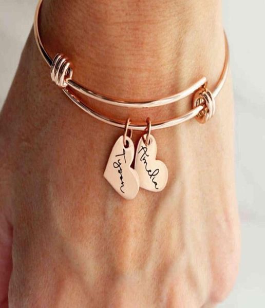 13 name bracelet personalized adjustable charm bangle cute heartshaped pendant stainless steel jewelry for mothers2533152, Black
13 name bracelet personalized adjustable charm bangle cute heartshaped pendant stainless steel jewelry for mothers2533152, Black