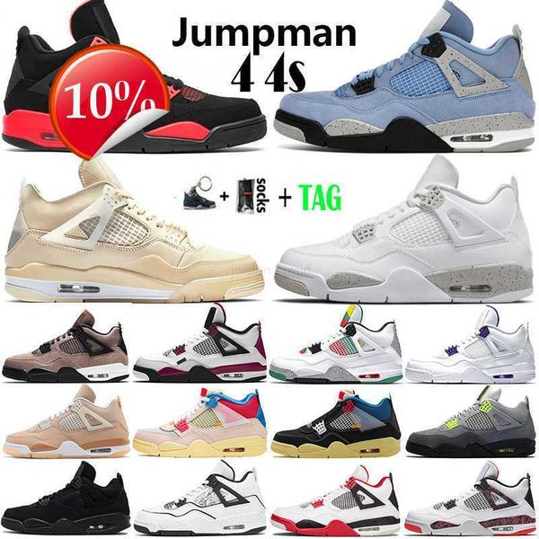 2023 og2022 jumpman 4 4s mens basketball shoes university blue white oreo taupe haze sail bred fire red neon black cat metallic purple train
2023 og2022 jumpman 4 4s mens basketball shoes university blue white oreo taupe haze sail bred fire red neon black cat metallic purple train