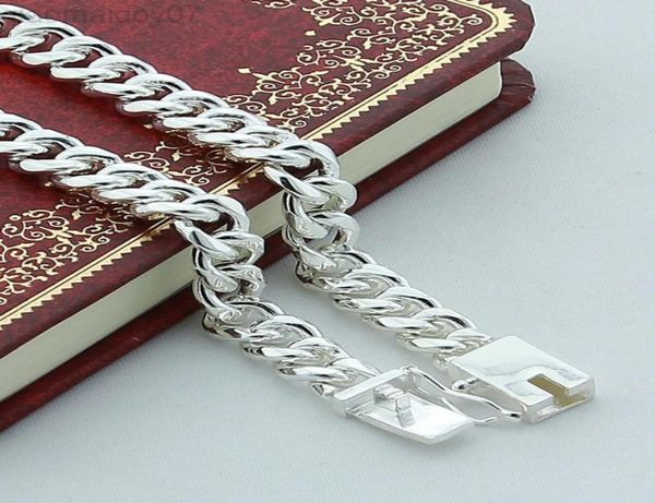 men 10mm sideways bracelet 925 silver color fashion jewelry for male square buckle bracelet l2208085426304, Black
men 10mm sideways bracelet 925 silver color fashion jewelry for male square buckle bracelet l2208085426304, Black
