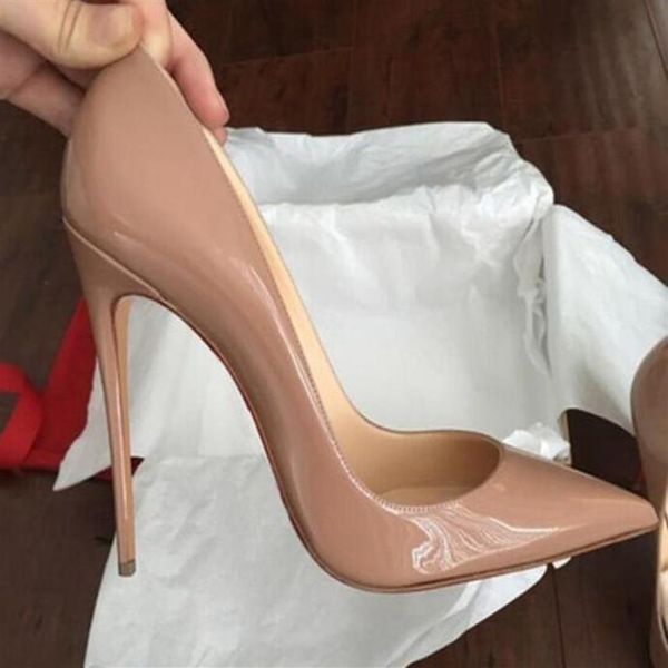shoes 2020 women black sheepskin nude patent leather poined toe pumps 120mm lred bottom high heels wedding212r
shoes 2020 women black sheepskin nude patent leather poined toe pumps 120mm lred bottom high heels wedding212r