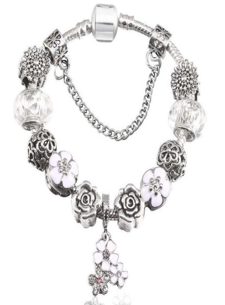 wedding jewelry bangle new natural panjia bracelet creative diy white cherry blossom pendant sier plated bracelet valentine039s1914041, Black
wedding jewelry bangle new natural panjia bracelet creative diy white cherry blossom pendant sier plated bracelet valentine039s1914041, Black
