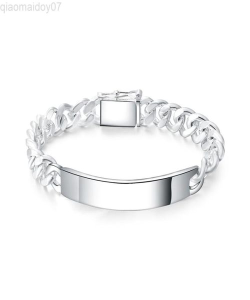 hiphop men 925 silver bracelet bridge surface glossy sideways bracelet cuban necklace jewelry gift l2208082700671, Black
hiphop men 925 silver bracelet bridge surface glossy sideways bracelet cuban necklace jewelry gift l2208082700671, Black