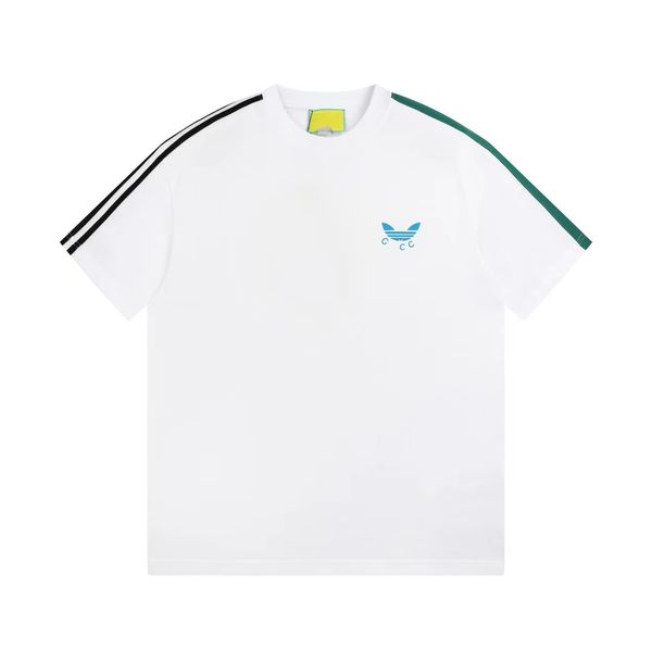 men's and women's summer tee contrast three stripe satin print t-shirt and drop shoulder version, t-shirt, White;black
men's and women's summer tee contrast three stripe satin print t-shirt and drop shoulder version, t-shirt, White;black