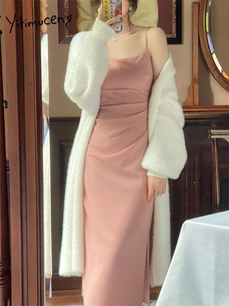 casual dresses yitimuceng prink for women fairycore sleeveless slash neck high waisted split camis midi 2023 spring summer 230512, Black;gray
casual dresses yitimuceng prink for women fairycore sleeveless slash neck high waisted split camis midi 2023 spring summer 230512, Black;gray