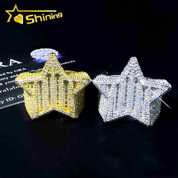 shining jewelry layer stars rings s925 silver moissanite diamond hiphop engagement rings
shining jewelry layer stars rings s925 silver moissanite diamond hiphop engagement rings