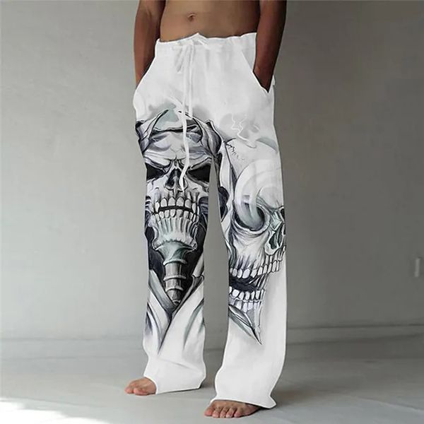 men's pants fashion straight trousers 3d print elastic drawstring design front pocket skull graphic prints skeleton comfort soft 230512, Black
men's pants fashion straight trousers 3d print elastic drawstring design front pocket skull graphic prints skeleton comfort soft 230512, Black