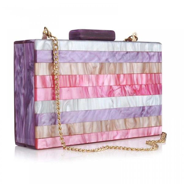 evening bags new trendy striped clutch bag luxury brand wedding party cluthes purse women box handbag wallet shoulder 230427
evening bags new trendy striped clutch bag luxury brand wedding party cluthes purse women box handbag wallet shoulder 230427