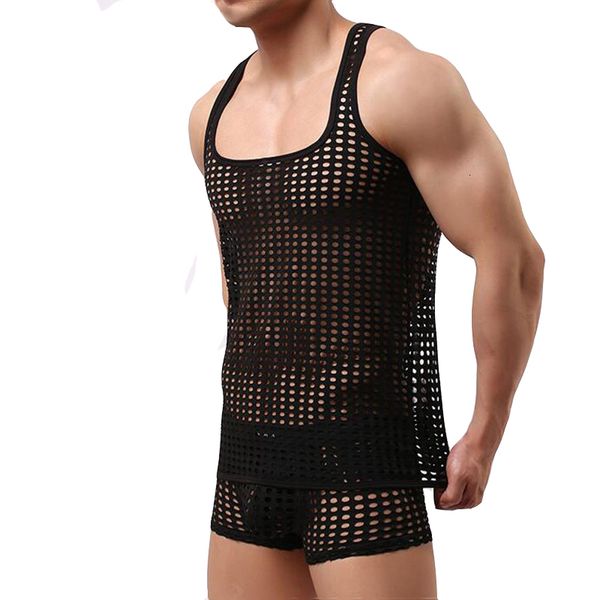 men' tank kwanz clothing underwear vest tank casual home wear net body undershirt hollow men singlet 230512, White;black
men' tank kwanz clothing underwear vest tank casual home wear net body undershirt hollow men singlet 230512, White;black