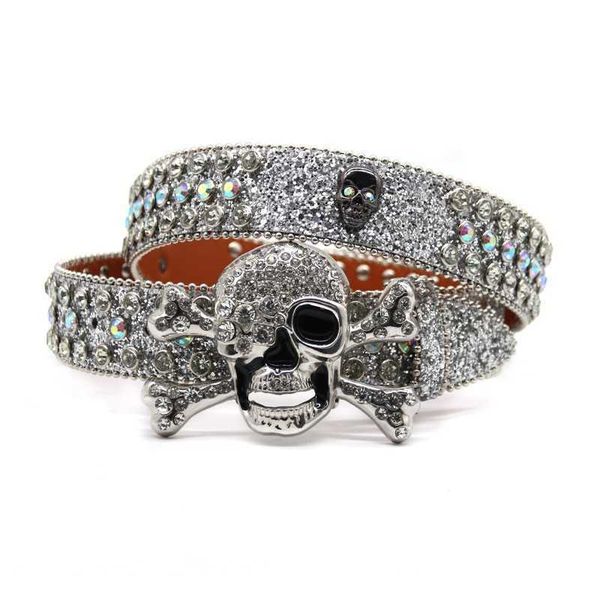 mens womens skull belts rhinestone leather skull rhinestones buckle at loss cintura lusso uomo designer belts skulls pattern, Black;brown
mens womens skull belts rhinestone leather skull rhinestones buckle at loss cintura lusso uomo designer belts skulls pattern, Black;brown