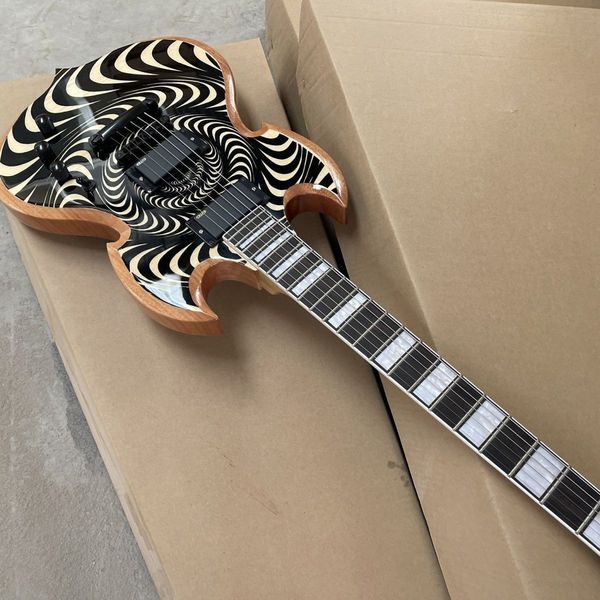 new electric guitar peach blossom heart body maple neck 6 strings customization
new electric guitar peach blossom heart body maple neck 6 strings customization