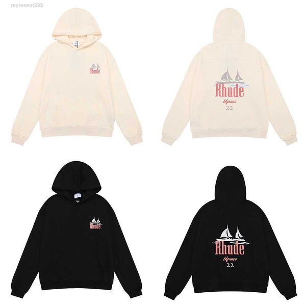 rhude hoodie autumn/winter new niche beauty trend sailboat printed pure cotton terry men and couple hoodie sweater zktd, Black
rhude hoodie autumn/winter new niche beauty trend sailboat printed pure cotton terry men and couple hoodie sweater zktd, Black