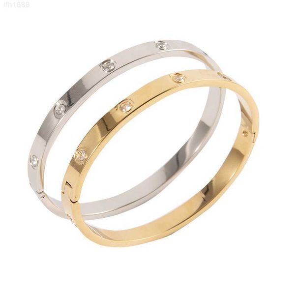 luxury designer fashion jewelry 316l stainless steel gold plated bangle brand screw bracelet branded, Golden;silver
luxury designer fashion jewelry 316l stainless steel gold plated bangle brand screw bracelet branded, Golden;silver