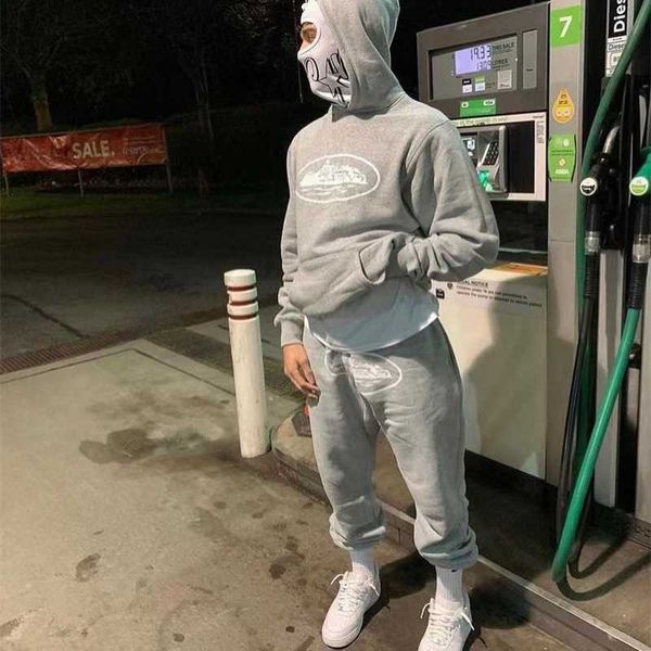 designer sweater and autumn men's corteiz spring set london 1 1 hooded and velvet trend, Gray
designer sweater and autumn men's corteiz spring set london 1 1 hooded and velvet trend, Gray