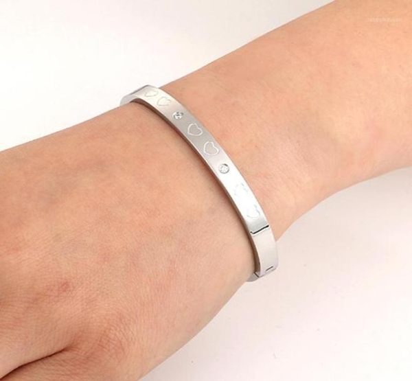 bangle rose gold stainless steel bracelet brave heart love crystal jewelry for women valentine039s day present11141036, Black
bangle rose gold stainless steel bracelet brave heart love crystal jewelry for women valentine039s day present11141036, Black