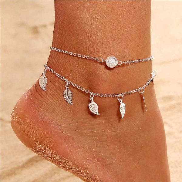 anklets fashion double layer anklet leaf star tassel foot chain for women exquisite summer beach ankle accessories jewelry friend gifts aa23, Red;blue
anklets fashion double layer anklet leaf star tassel foot chain for women exquisite summer beach ankle accessories jewelry friend gifts aa23, Red;blue