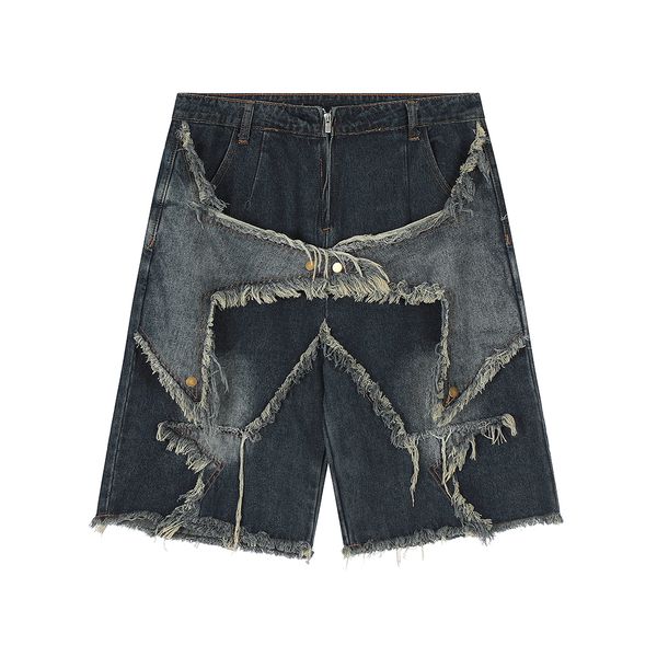 high street washed vintage patchwork jeans shorts for men straight wide leg baggy casual summer denim knee length pants
high street washed vintage patchwork jeans shorts for men straight wide leg baggy casual summer denim knee length pants