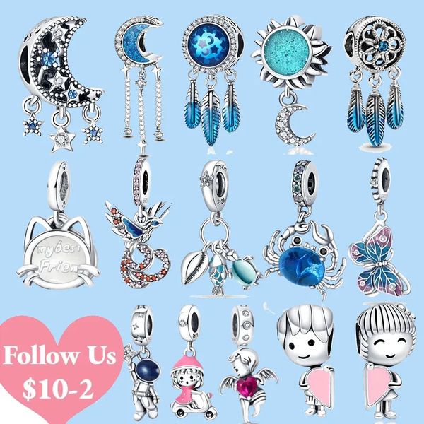 925 sterling silver charms for pandora jewelry beads dangle moon angel amp butterfly charms bead, Black
925 sterling silver charms for pandora jewelry beads dangle moon angel amp butterfly charms bead, Black