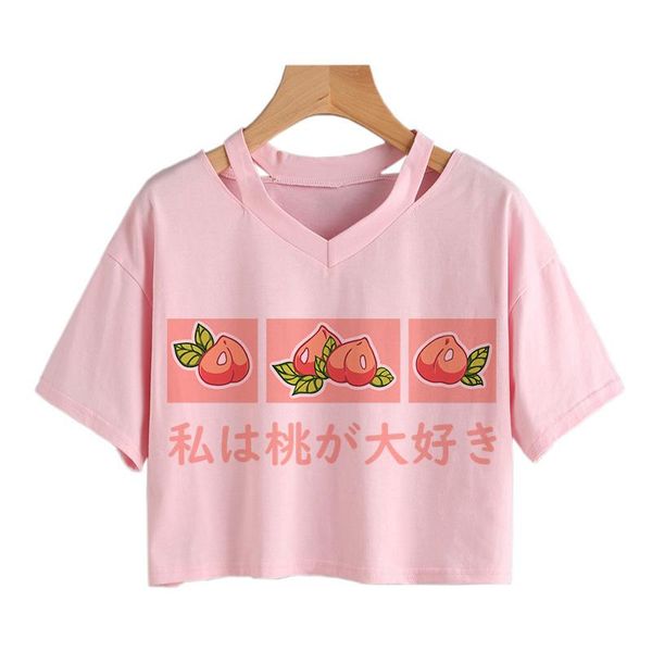 t-shirt cartoon peach juice tee japanses cute aesthetic vneck t shirt women harajuku pink kawaii crop summer casual y2k tumblr top, White
t-shirt cartoon peach juice tee japanses cute aesthetic vneck t shirt women harajuku pink kawaii crop summer casual y2k tumblr top, White