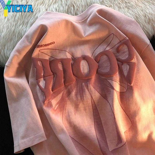 yiciya women's t shirts hip hop black women summer printing stereogram bow cotton t-shirt woman loose tees y2k streetwear high street t, White
yiciya women's t shirts hip hop black women summer printing stereogram bow cotton t-shirt woman loose tees y2k streetwear high street t, White