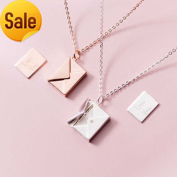 fashion jewelry 925 sterling silver personalized necklace women's square envelope pendant necklace romantic holiday gifts
fashion jewelry 925 sterling silver personalized necklace women's square envelope pendant necklace romantic holiday gifts