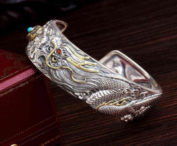 vintage silver color dragon open cuff bangle for men boys punk bracelet biker jewelry5031634, Black
vintage silver color dragon open cuff bangle for men boys punk bracelet biker jewelry5031634, Black