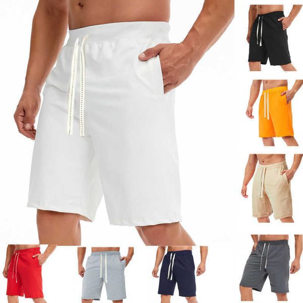 men's shorts loose summer casual capris pants beach large drawstring sports fashion, White;black
men's shorts loose summer casual capris pants beach large drawstring sports fashion, White;black