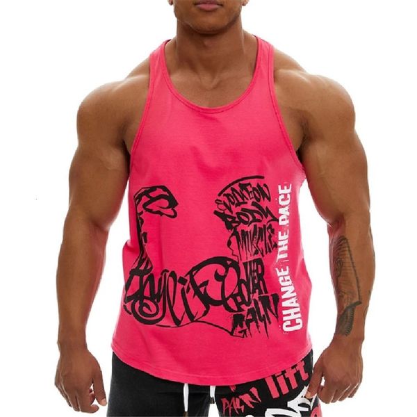 men' tank summer bodybuilding brand fitness cotton sleeveless tshirt running suit tight printing fashion casual 230512, White;black
men' tank summer bodybuilding brand fitness cotton sleeveless tshirt running suit tight printing fashion casual 230512, White;black