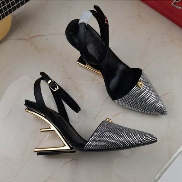 fashion ladies shoes casual sandals high-end quality banquet dinner versatile style high heels, Black
fashion ladies shoes casual sandals high-end quality banquet dinner versatile style high heels, Black