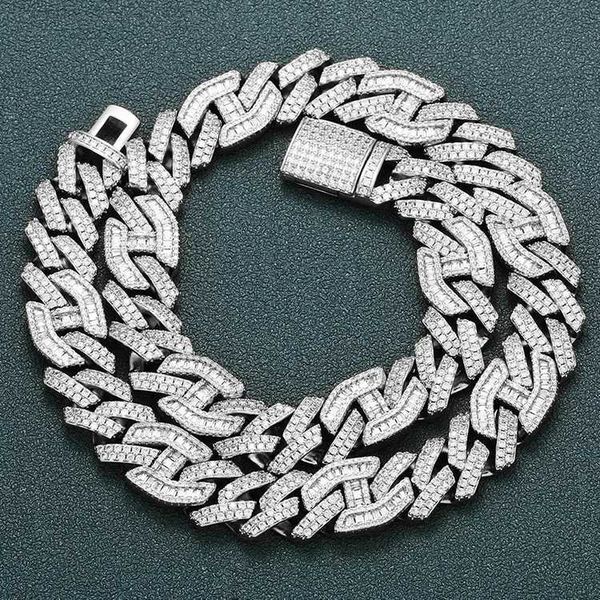 fashion customized bracelet necklace s925 sterling silver vvs moissanite diamond 15mm chain link for jewelry gift
fashion customized bracelet necklace s925 sterling silver vvs moissanite diamond 15mm chain link for jewelry gift
