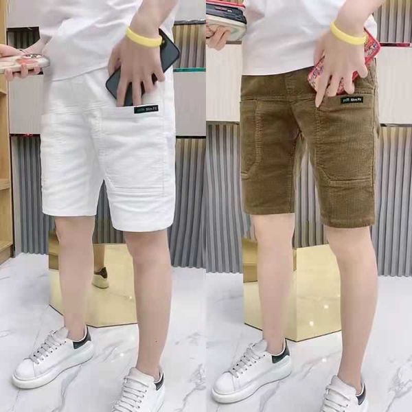 men's shorts five point summer thin corduroy sports pants loose and versatile trend straight six pocket casual, White;black
men's shorts five point summer thin corduroy sports pants loose and versatile trend straight six pocket casual, White;black