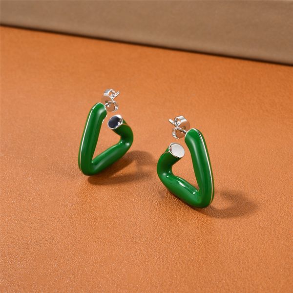 b v brand name luxury green triangle designer stud earrings for women 18k gold geometry fashion earring earings ear rings party wedding jewe, Golden;silver
b v brand name luxury green triangle designer stud earrings for women 18k gold geometry fashion earring earings ear rings party wedding jewe, Golden;silver