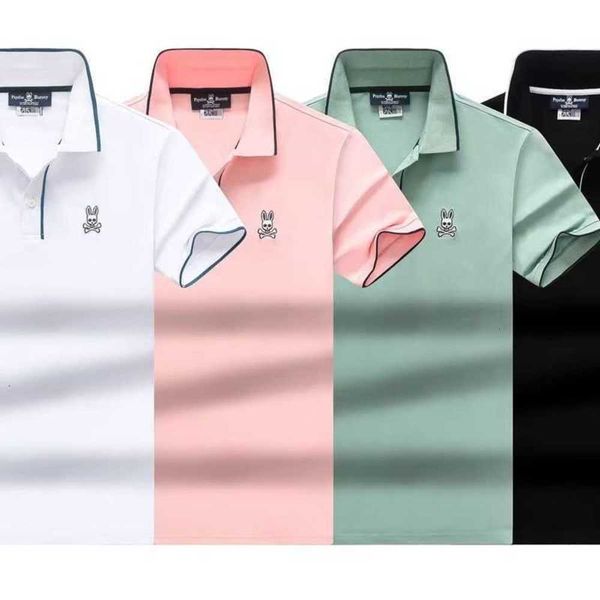 23 summer new psycho t shirt cartoon skull rabbit embroidered polo collar solid bunny trendy men's short sleeve 037n, White;black
23 summer new psycho t shirt cartoon skull rabbit embroidered polo collar solid bunny trendy men's short sleeve 037n, White;black