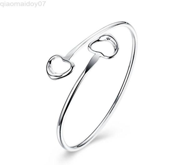 new style 925 silver bracelet love bracelet women high jewelry double heart foldable fashion noble style shiny bracelet l2208126581846, Black
new style 925 silver bracelet love bracelet women high jewelry double heart foldable fashion noble style shiny bracelet l2208126581846, Black