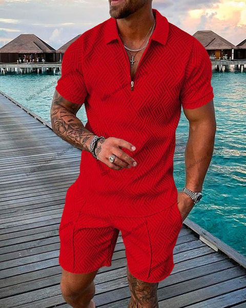 men's tracksuits keke summer oversized men's tracksuit solid color short sleeve zipper polo shirt shorts set male casual streetwea, Gray
men's tracksuits keke summer oversized men's tracksuit solid color short sleeve zipper polo shirt shorts set male casual streetwea, Gray