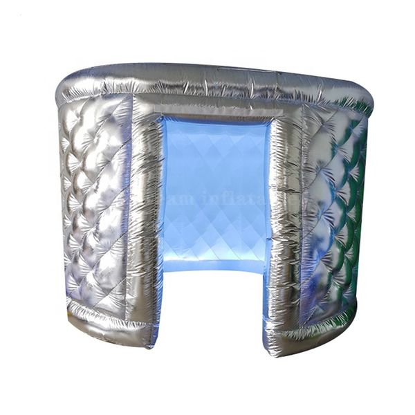 silver white diamond pattern oval inflatable p booth pbooth tent enclosure with inner air blower and led light
silver white diamond pattern oval inflatable p booth pbooth tent enclosure with inner air blower and led light