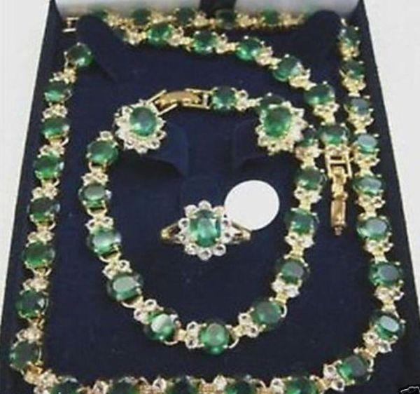 beautiful emerald necklace bracelet earring ring box01232407492, Slivery;golden
beautiful emerald necklace bracelet earring ring box01232407492, Slivery;golden