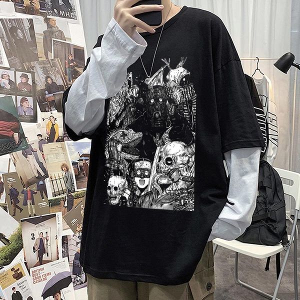 t-shirt tshirts anime dorohedoro fake two couple clothing oversized fashion casual wear hippop men women streetwear, White
t-shirt tshirts anime dorohedoro fake two couple clothing oversized fashion casual wear hippop men women streetwear, White